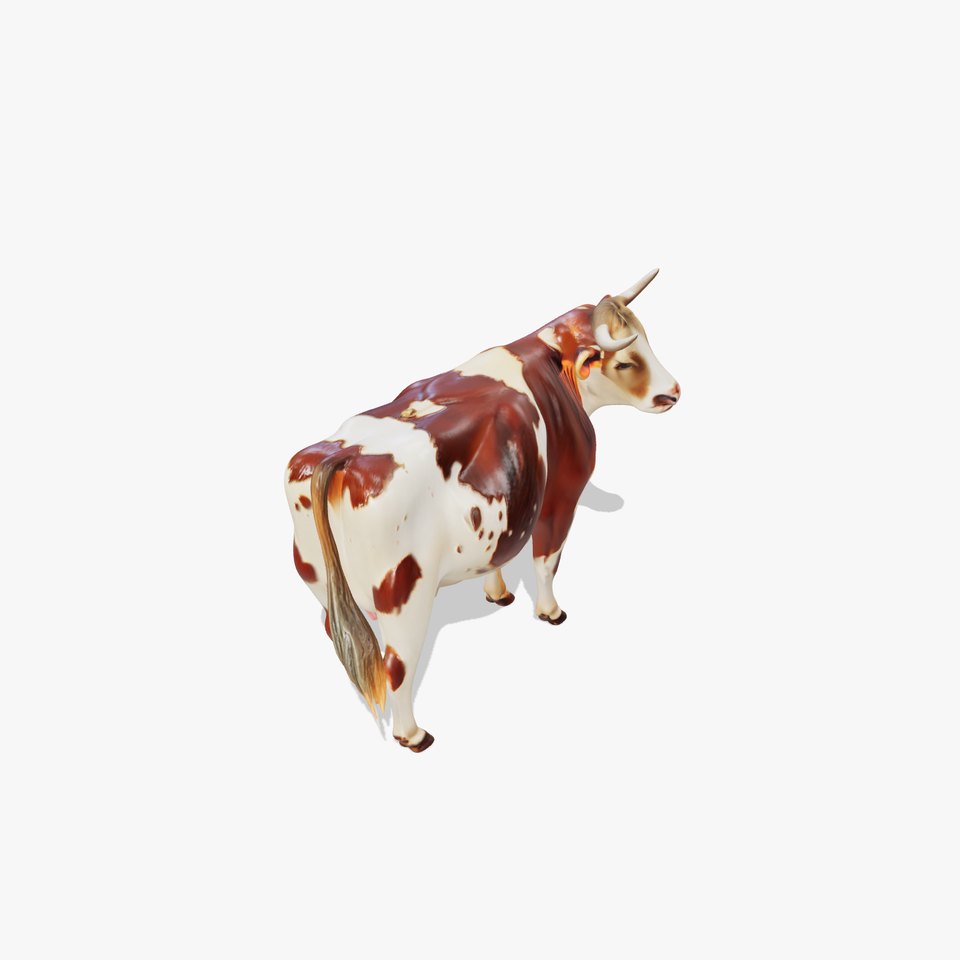 Realistic Farm Cow D Model Pack